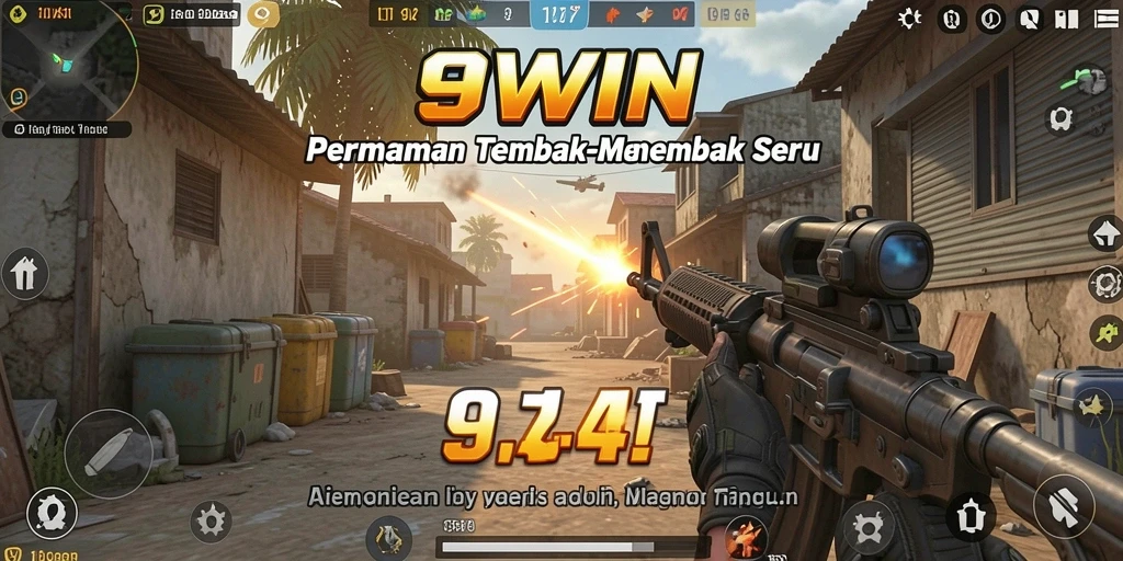 Tangkapan layar utama 9WIN menampilkan pertempuran TPS yang mendebarkan.