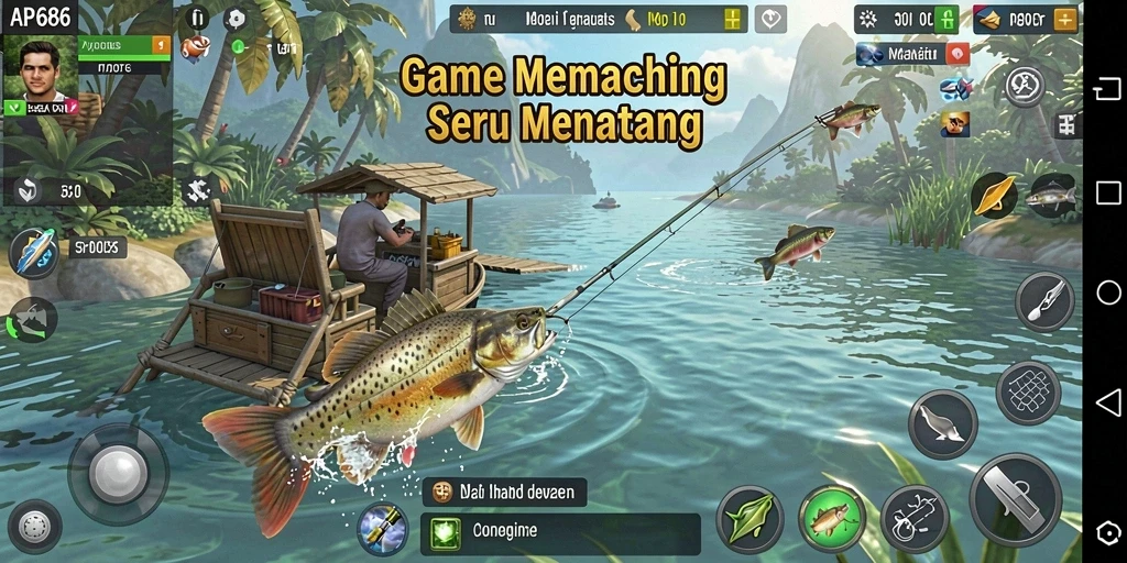 Tangkapan ikan yang fantastis di lautan biru AP686.