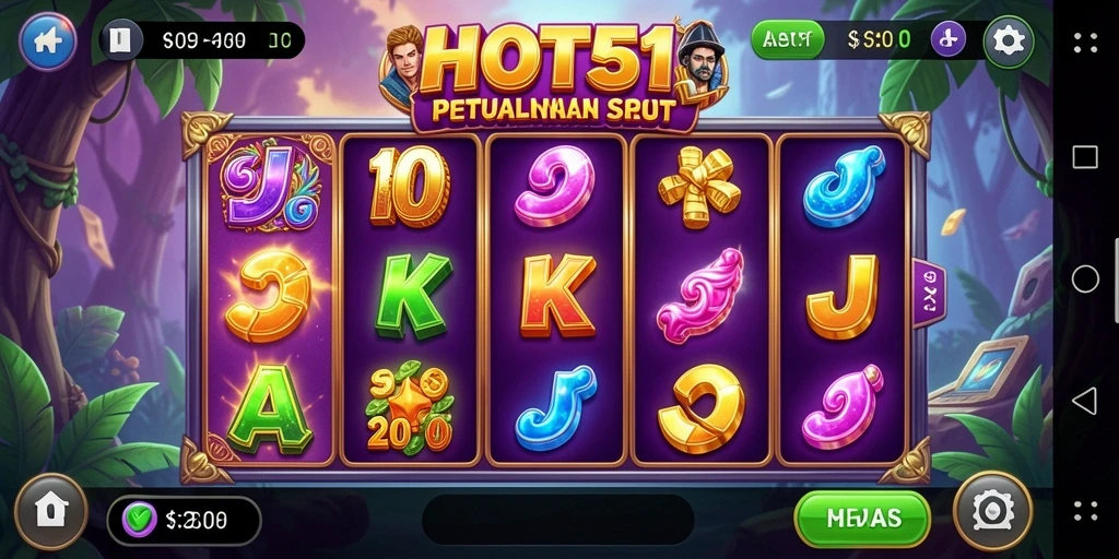 Gameplay seru di HOT51, menampilkan kemenangan slot yang mendebarkan.