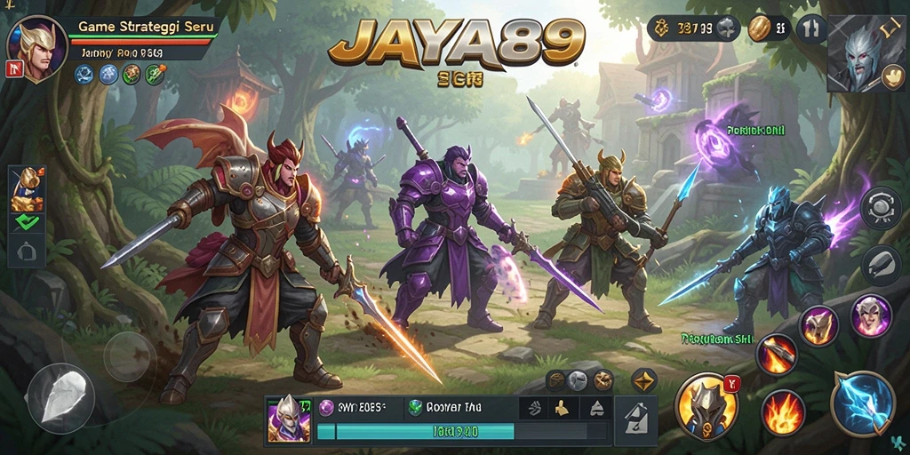 Screenshot utama JAYA89 menunjukkan aksi pertempuran SLG yang mendebarkan.