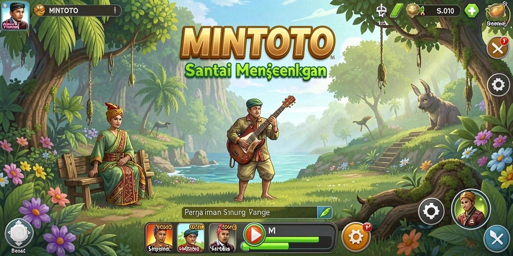 Tampilan gameplay seru dan interaktif di MINTOTO.