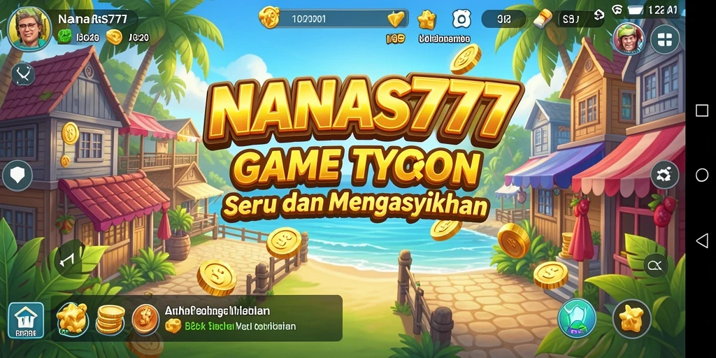 Gameplay seru dalam NANAS777 yang menampilkan pengelolaan bisnis.