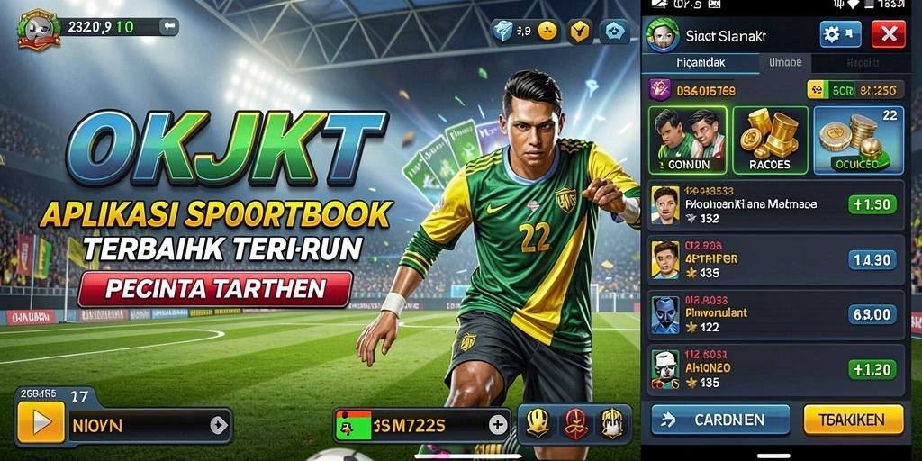 Tampilan screenshot OKJKT menampilkan fitur taruhan yang menarik.
