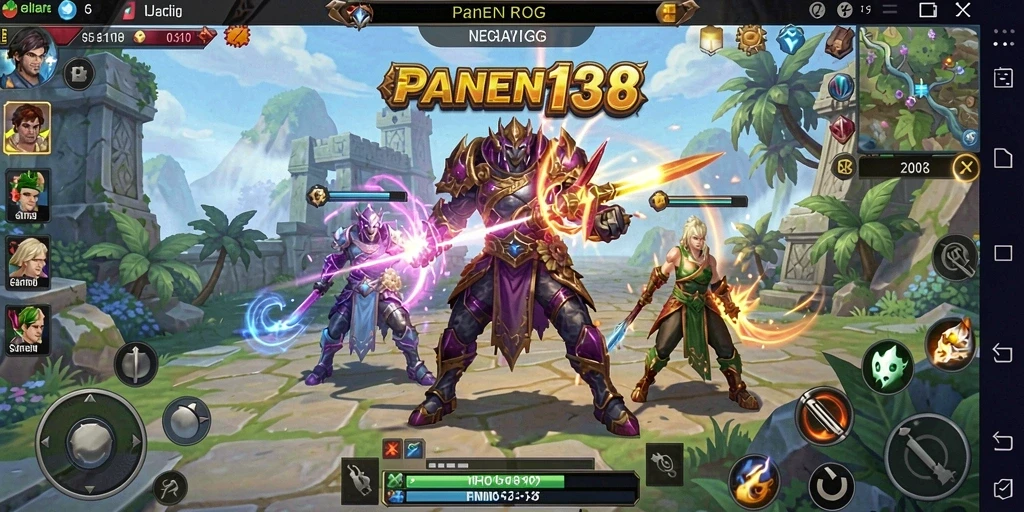 Tampilan gameplay RPG yang menarik dan mendalam.