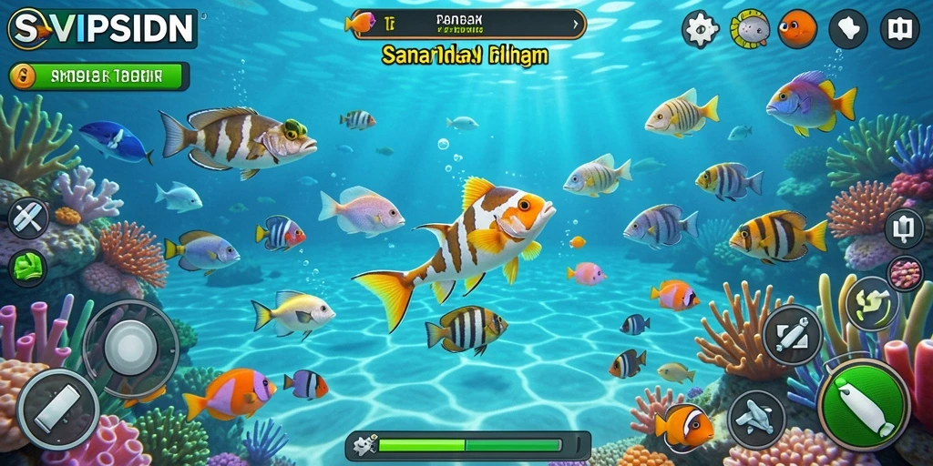 Tampilan aktivitas berburu ikan di SVIPSIDN yang seru.