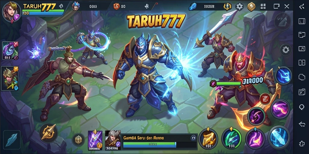 Screenshot menarik dari gameplay <strong>TARUH777</strong> dalam pertempuran seru.