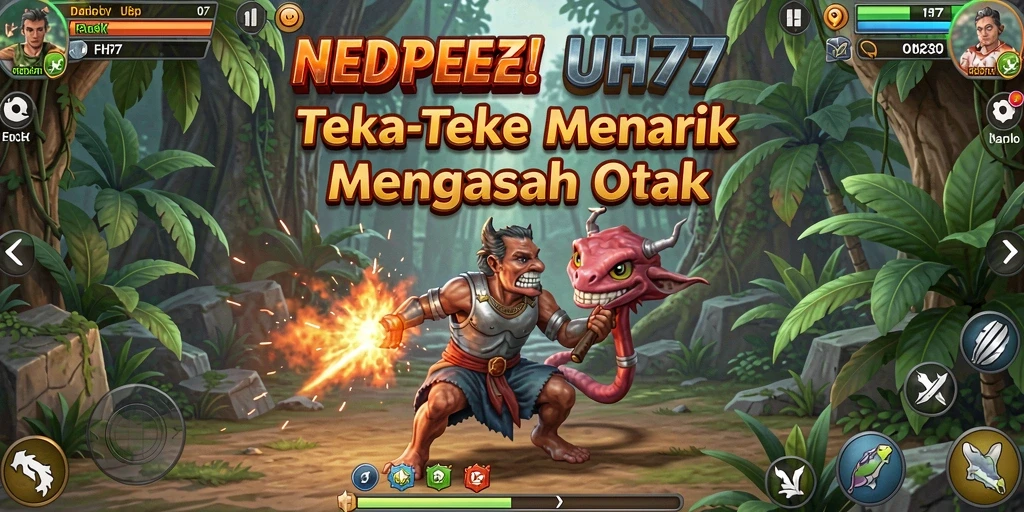 Tampilan gameplay UH77 dengan berbagai teka-teki yang menantang.