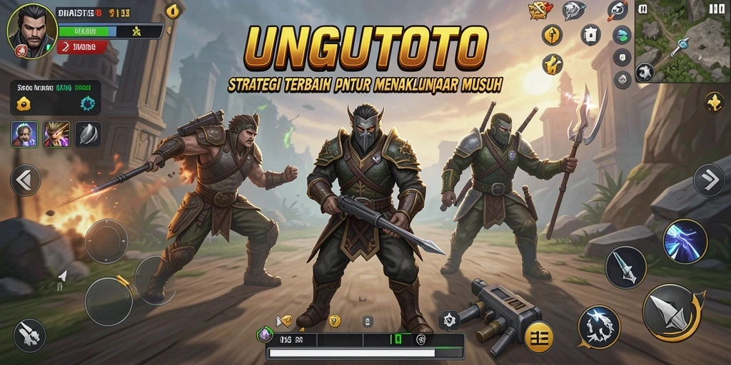 Tampilan menarik dari gameplay UNGUTOTO yang menantang strategi.