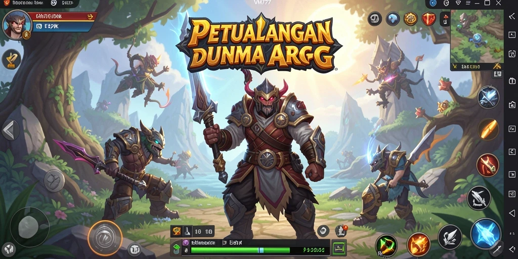 Tangkapan layar gameplay VM777 menampilkan aksi laga yang mendebarkan.